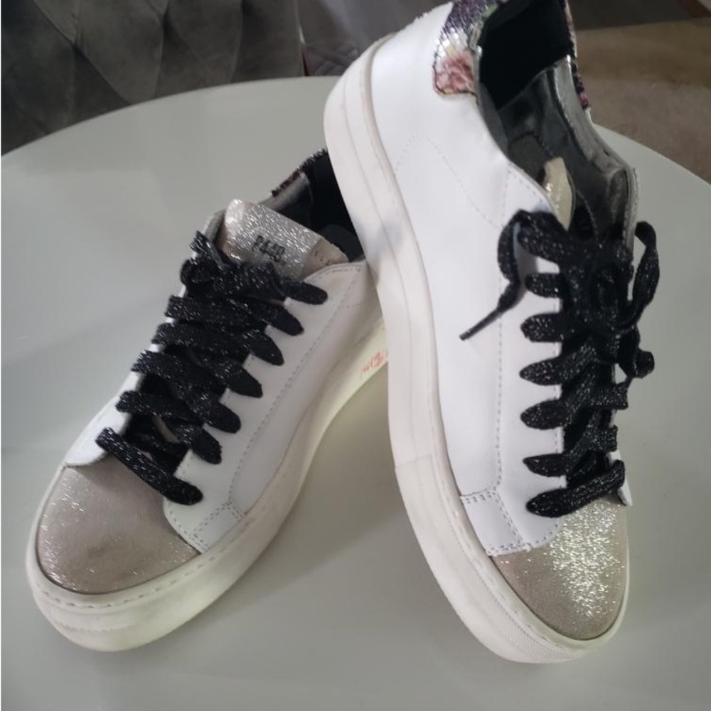 SUPER CUTE P448 FLORAL SNEAKERS size 37 - Picture 4 of 12